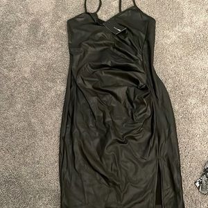 Fashion Nova Faux Leather Dress